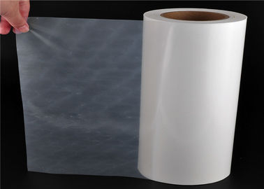목제 밴딩 뜨거운 용해 접착성 영화 목록 0.12mm 우유 백색 반투명 폴리에스테